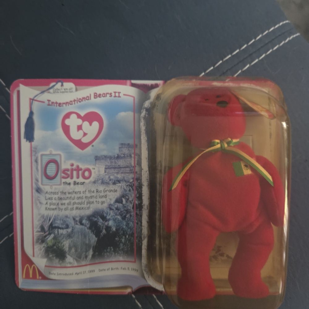 Ty Red Stuffed Animal Plush Toy